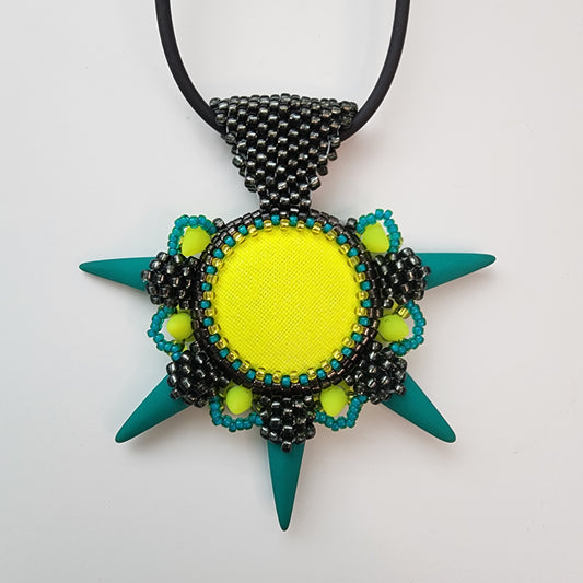 Neon Spikey Pendant