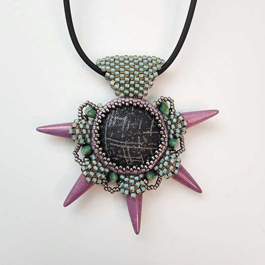 Solar Flare Spikey Pendant