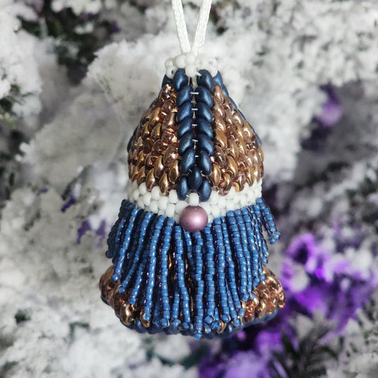 Blue Beard Gnome Ornament