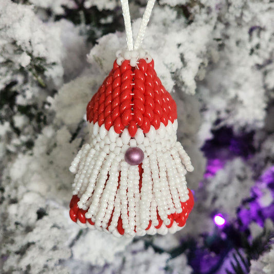 Santa Gnome Ornament