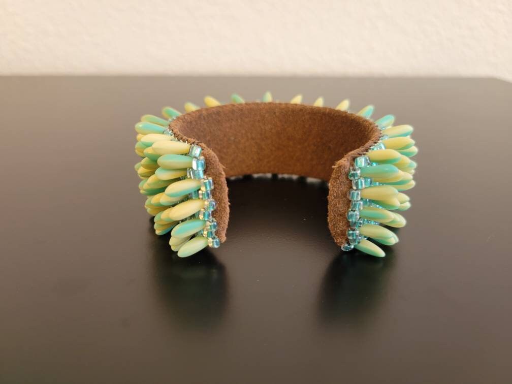 Sea Anemone Beaded Cuff