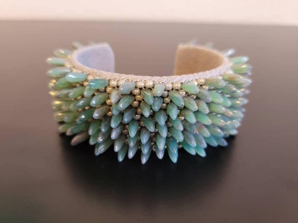 Lochness Beaded Cuff