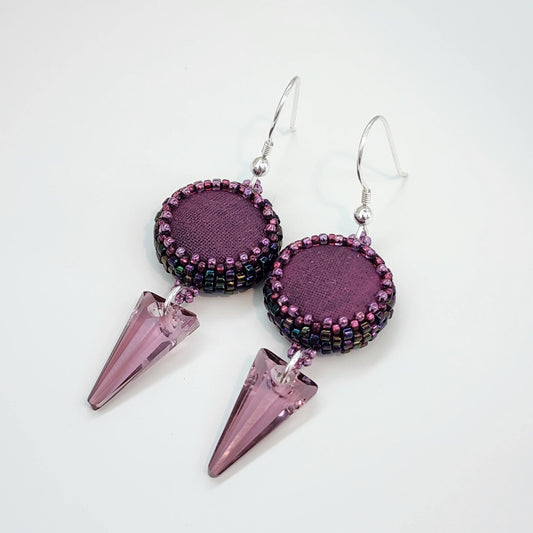 Tatiana Crystal Spike Dangle Earrings